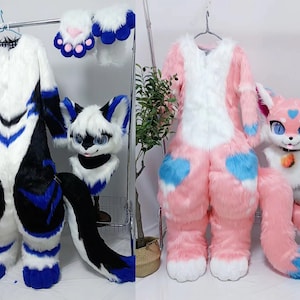 Fursuit fullbody Custom made clothes cospaly - Including clothes head Paws shoes tail - furry furryfandom