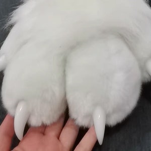 Long Fursuit paws furry gloves cosplay gloves Halloween costume Party