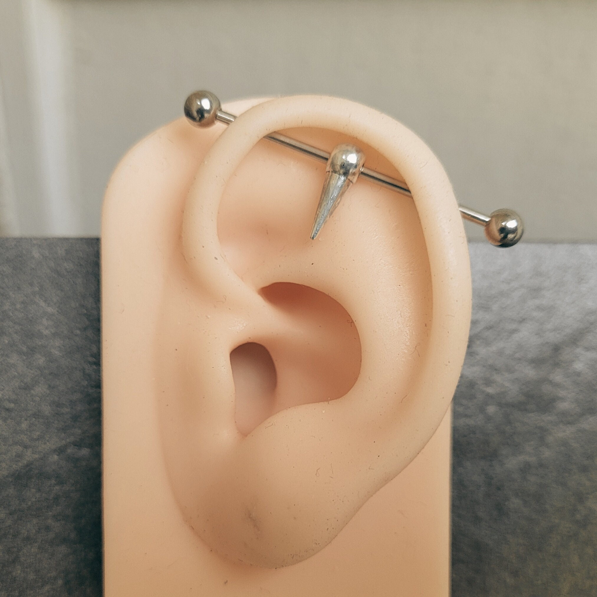 Vertical Industrial Piercing Etsy