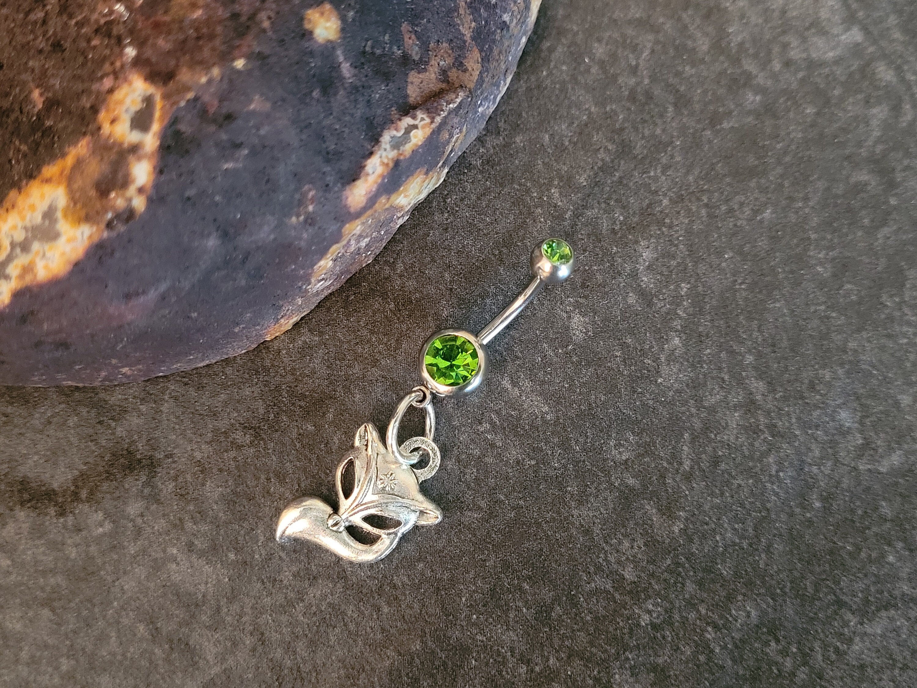 Fox racing belly store button rings