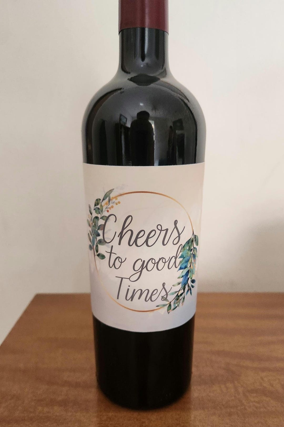 Milstool Label Personalized Milestone Wine Bottle Label: Cheers to 50, 70 Years - Etsy
