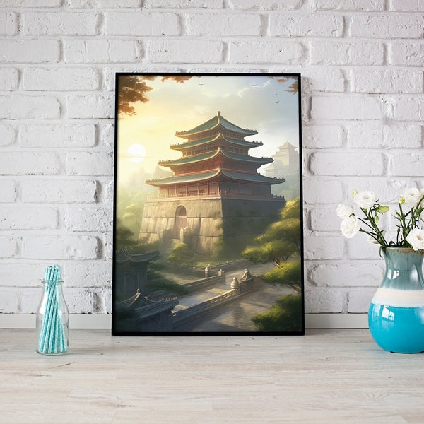 Imperial Palace Print Etsy