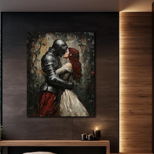 Küssendes Paar Wandkunst, Abstrakte Liebhaber Wanddekoration, Büro Dekor, Paar Leinwand Druck Kunst, Romantische Kunst Schlafzimmer, Sinnliche Kunst für Schlafzimmer