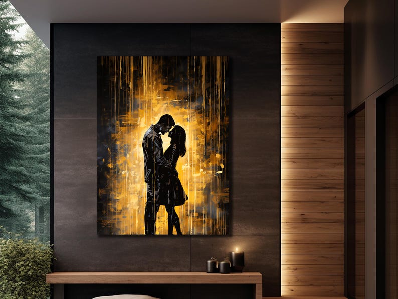 Abstract Couple Painting - Front view