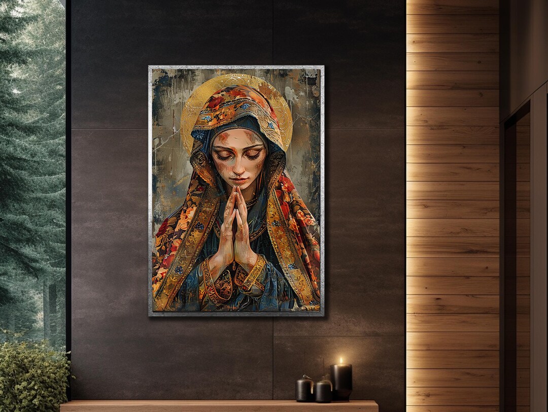 Virgin Mary Canvas Print: Our Lady of Guadalupe Catholic Wall Art - Etsy