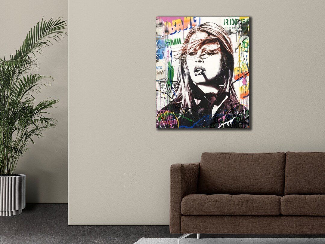 Audrey Hepburn Canvas Painting Famous Wall Art Print on Etsy