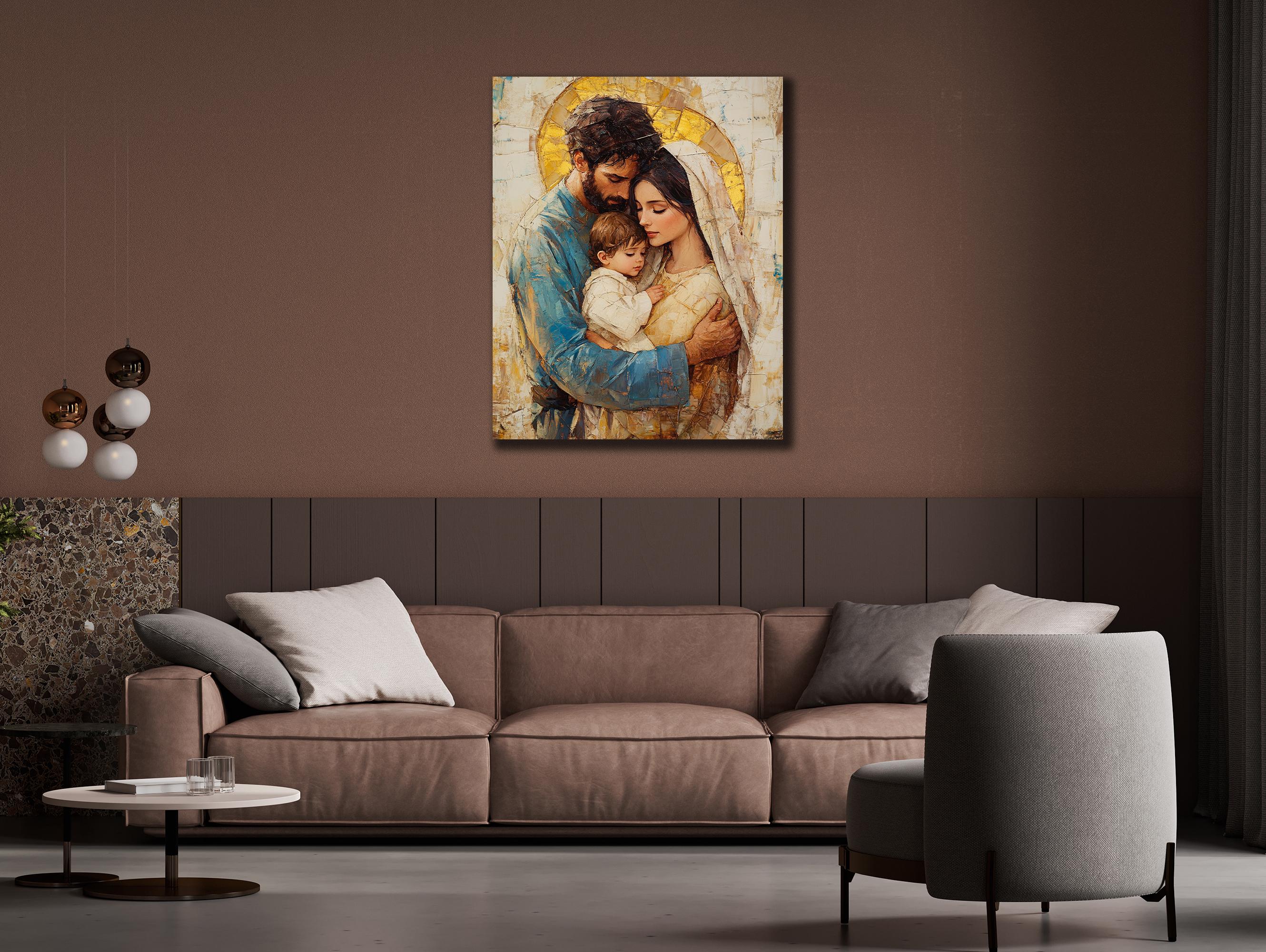 Holy Family Art Print: Religious Christian Wall Decor - Etsy