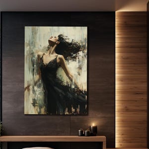 Abstract Woman Wall Art, Gift Wall Art Print, Girl Poster, Woman Portrait Wall Decor,Home and Office Decoration, Sexy Girl Canvas Print Art