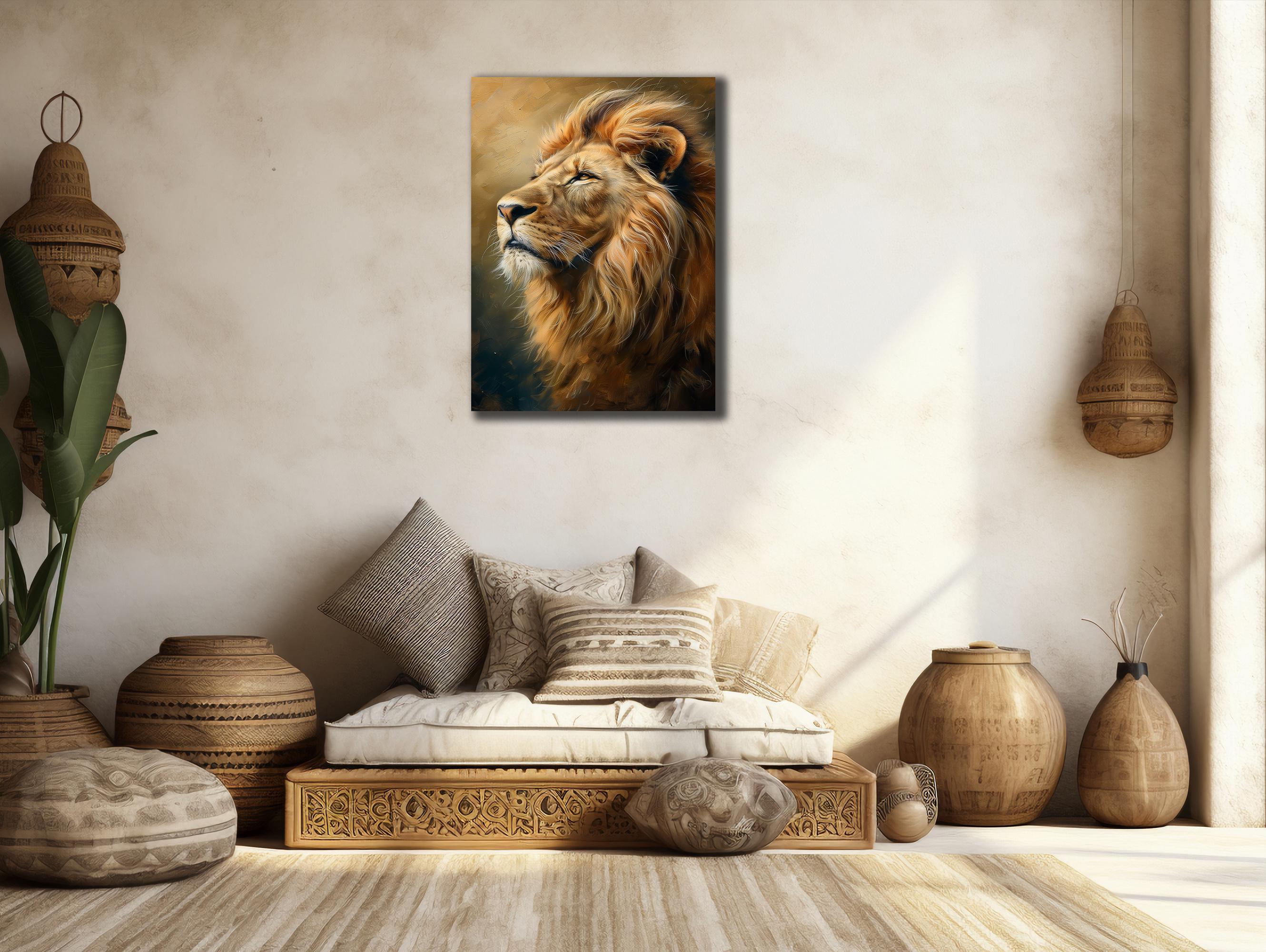 Lion Canvas Print: Graffiti Style Wall Art - Etsy