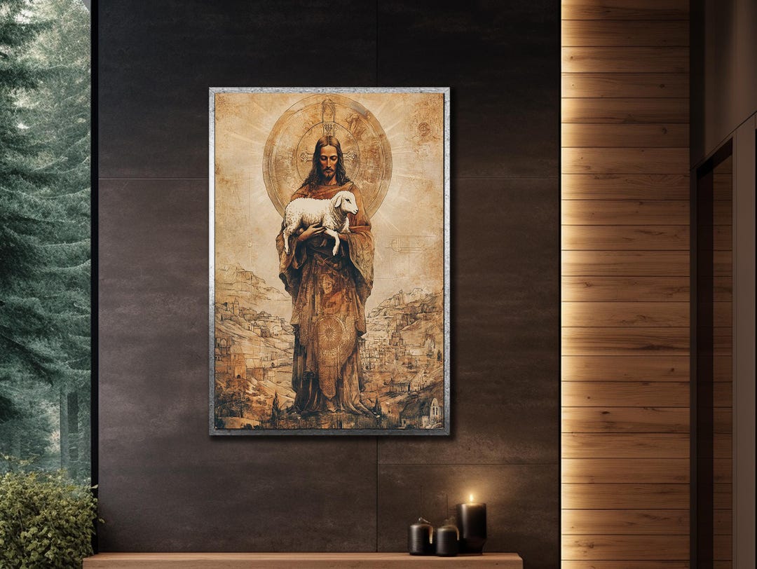 Jesus Canvas Print: Religious Christian Wall Art - Etsy