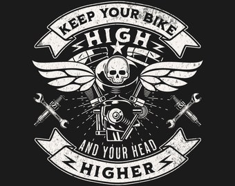 Bikers Road Moto flag Motorcyle skull png, Bikers, Motorcycle retro png, Biker Tshirt