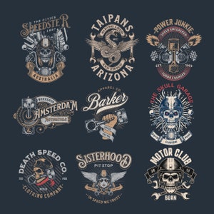motorcycle logo custom - automotive logo vintage