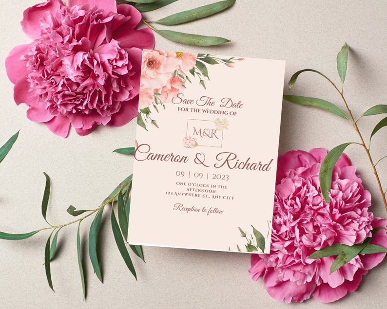 Rustic Wedding Invitation Sets Perfect for Your Outdoor Celebration image 1