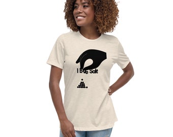 Molly Baz I Love Salt Shirt | Foodie Chef Gift | Funny Cooking Tee | Food Lover T-Shirt | Culinary Gift | Kitchen Humor | Graphic Tee