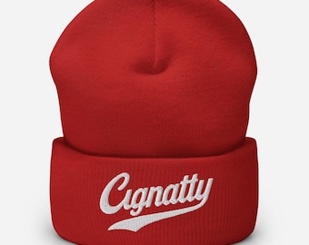 Cignatty Embroidered Beanie | Indiana Football Fan Knit Cap