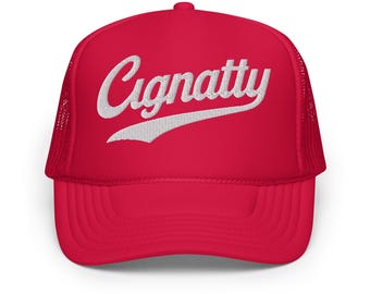 Embroidered Cignatty Foam Trucker Hat | Indiana Football Fan Cap