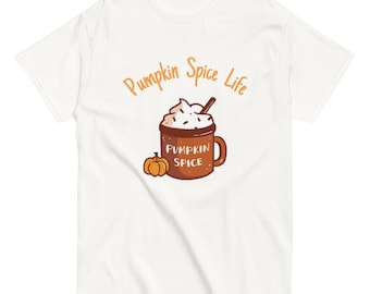 Pumpkin Spice Latte T-Shirt: Soft Cotton Autumn Tee