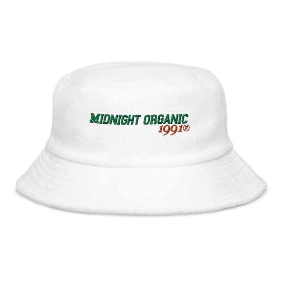 Midnight Organic 1991 French Terry Embroidered Bucket Hat