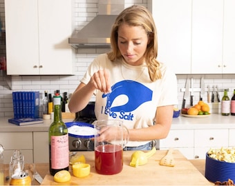 Molly Baz Inspired &#39;I Love Salt&#39; T-Shirt - Cook This Book Fan Tee - Culinary Fashion Top - Cooking Lover&#39;s Essential Shirt