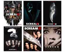 Horror Movie Scream 6 Movie Poster Canvas Wall Art for Bedroom Aesthetic  Wall Decor Canvas Wall Art Gift 16x24inch(40x60cm)