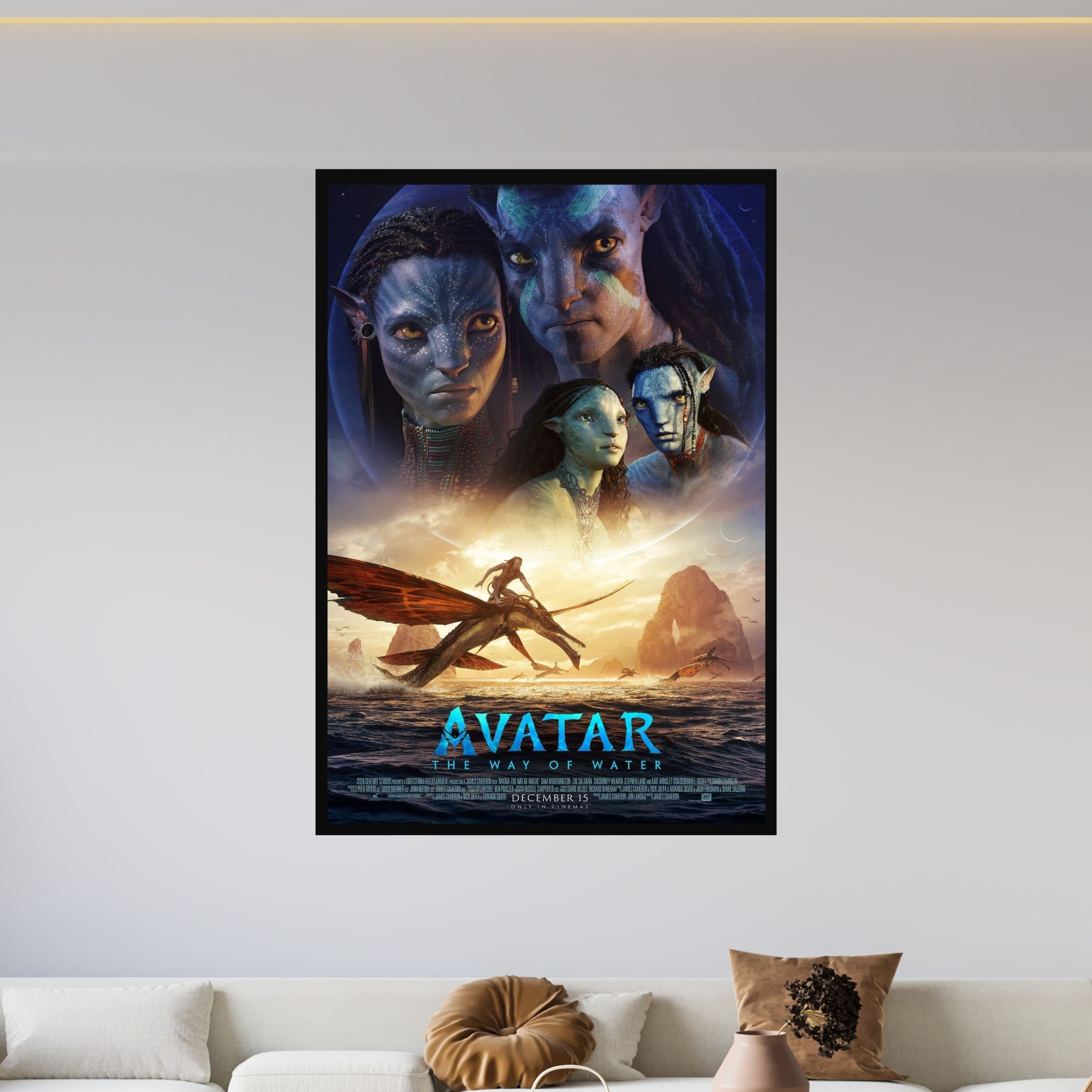 Avatar the Way of Water Poster Original Avatar Movie Poster Etsy