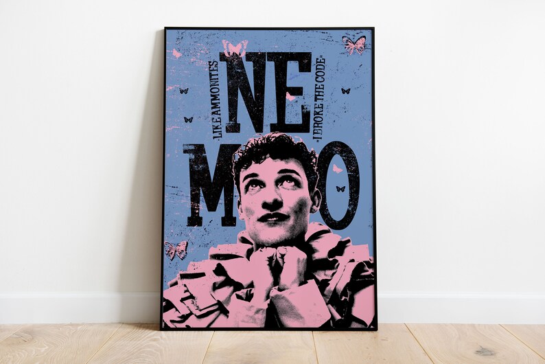 Nemo Music Poster Grunge the Code Poster Collage Art Wall Art - Etsy