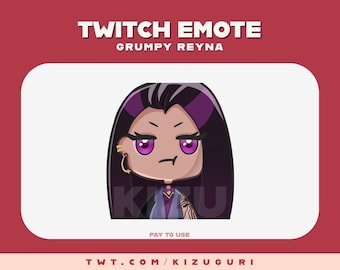 May include: A purple-haired cartoon character with a grumpy expression. The character is wearing a purple and black outfit with gold jewelry. The text "PAY TO USE" is below the character. The text "TWT.COM/KIZUGURI" is below the text "PAY TO USE".