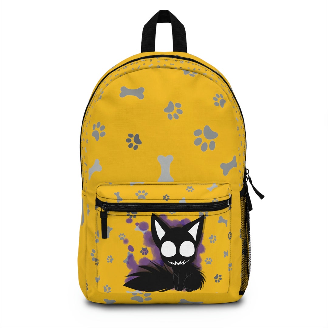 Black Cat Backpack Etsy