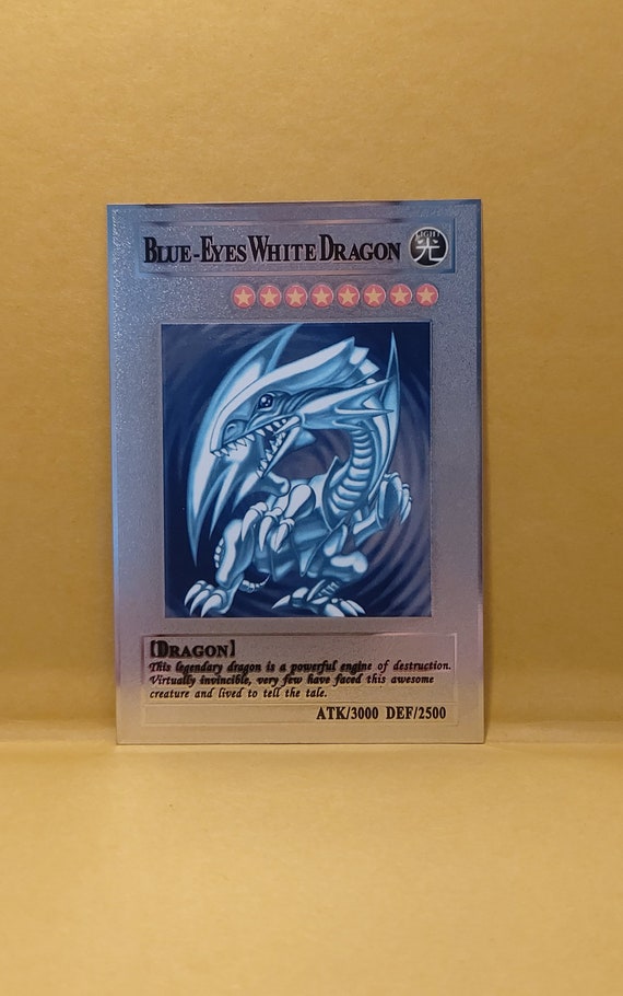 最新情報 Platinum Etsy - Card Dragon White Eyes Blue シングルカード