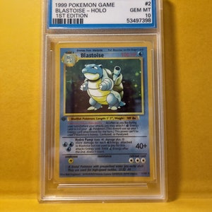 Blastoise - Tarjeta Pokémon creada por un fan - Holo - 1.ª edición - *leer descripción*
