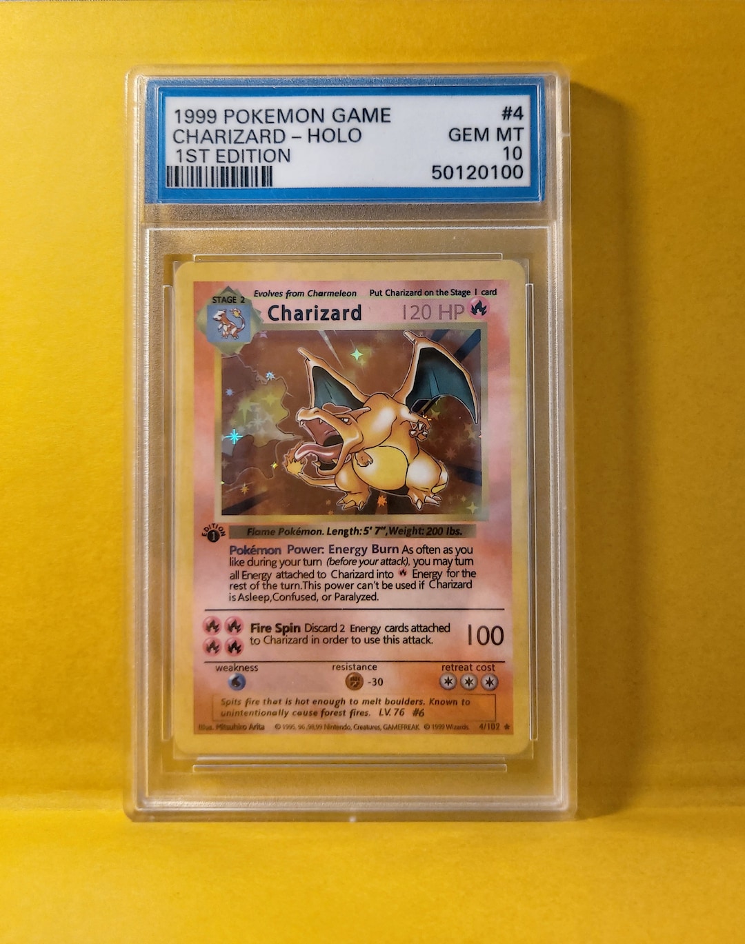 Buy Charizard - Fanmade Pokèmon Card -1st Edition - Holo - *read  