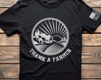 Farmers Market Shirt, Thank A Farmer Shirt for Men, Rancher Tshirt, Vintage Farm T-Shirt, Farmer Shirt for Him, Cowboy Tee, Support Local