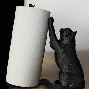 Sopalin-Toalheiro decoração de cozinha gato em pé arranhando as toalhas