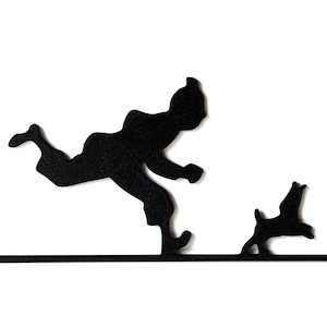Tintin and Snowy mural