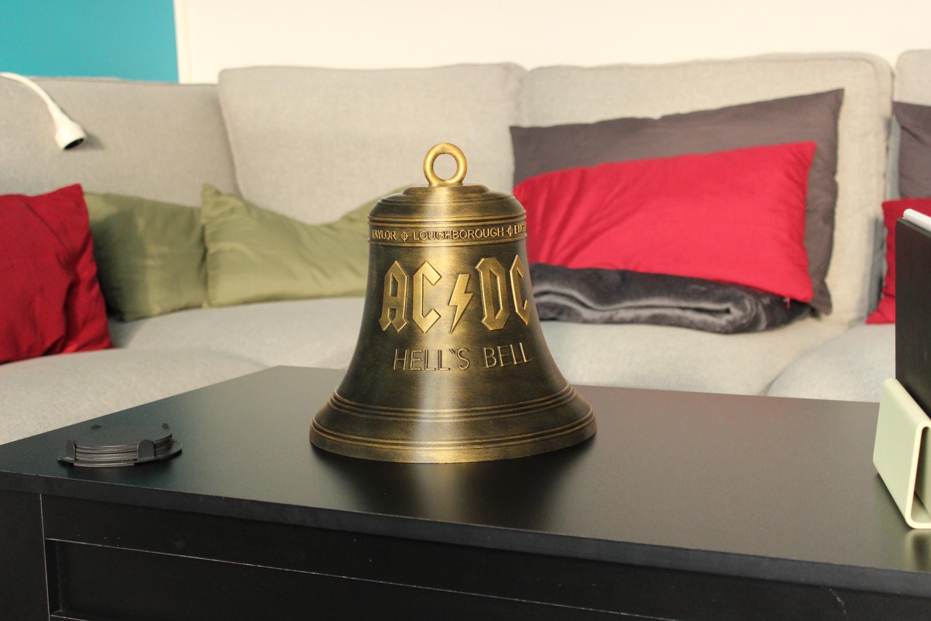 AC/DC Fan Gift – Hells Bell 3D Printed – Rock Decor – Hard Rock