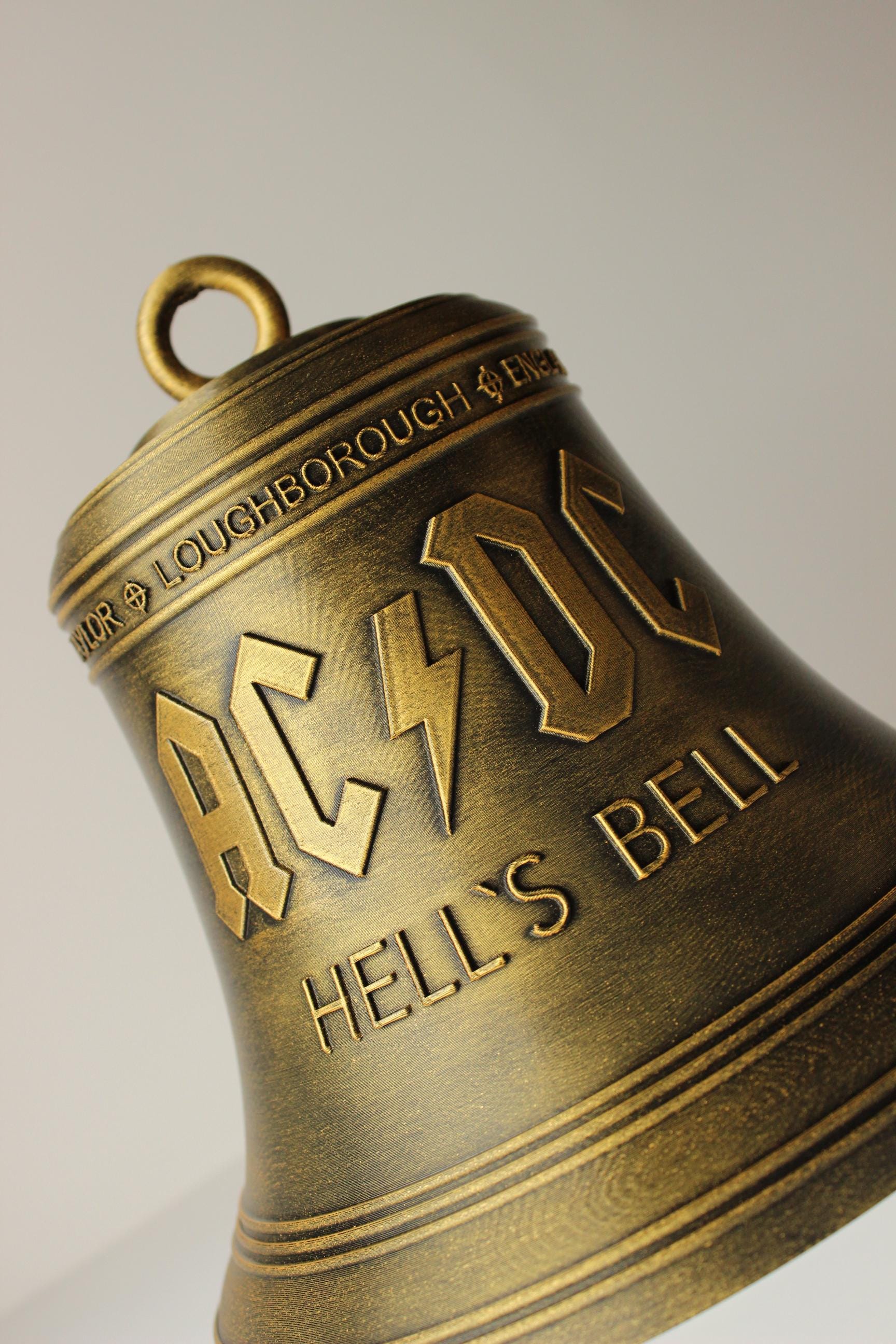 AC/DC Fan Gift – Hells Bell 3D Printed – Rock Decor – Hard Rock