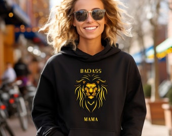 Sweat à capuche pour maman badass