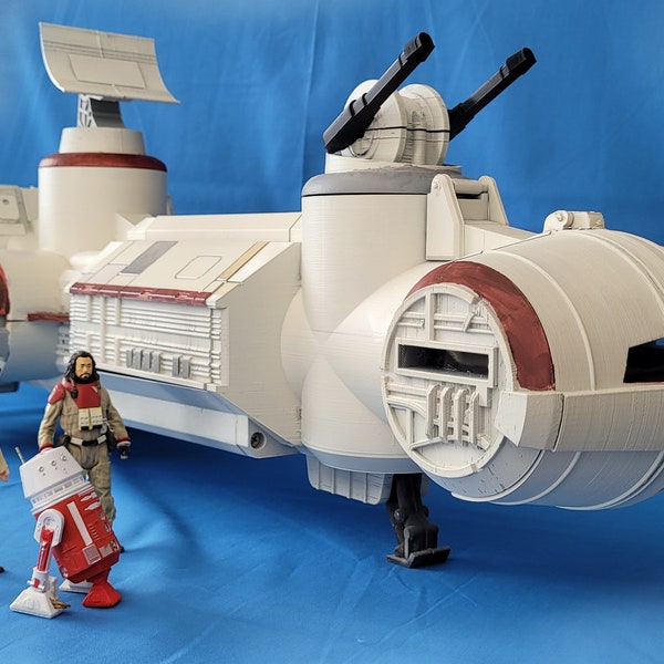 3D Print Files: Tantive IV / Corellian Corvette Custom Vehicle Playset