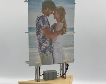 5 X 7 Light Up Rooftop Billboard Photo Frame