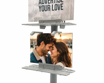 Street Art Billboard Photo Frame – 4x6 Desk Display