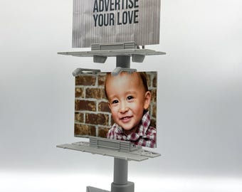 Street Art Billboard Photo Frame – 4x6 Desk Display