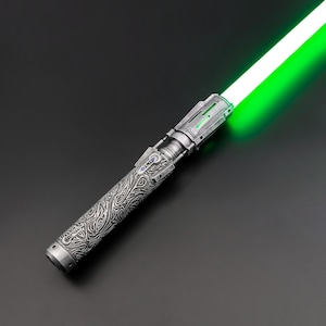Satele Shan Duel Lightsaber, Lightsaber Replica, Gift for Fans & Cosplayers, Star Wars Collectible, Realistic Design, RGB, Xeno, Proffie