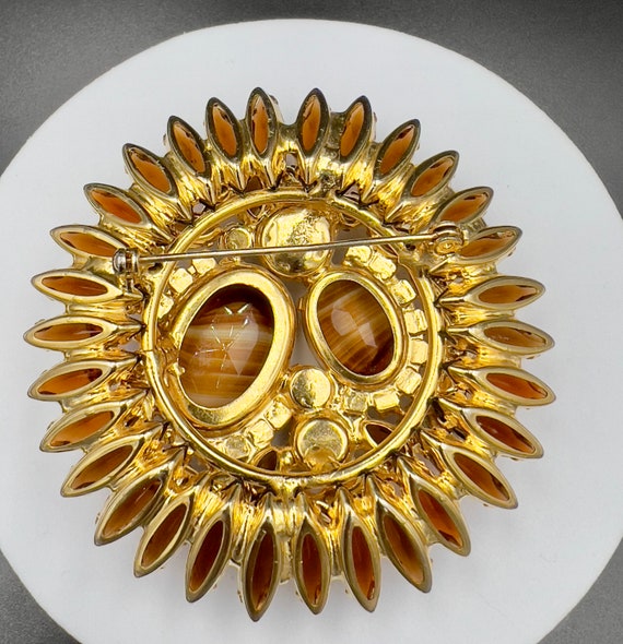 JULIANA D&E - Dazzling brooch from 1964 in amber,… - image 4