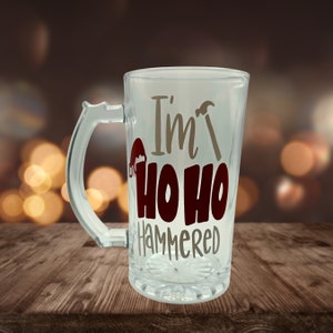 Holiday Beer Mugs, Christmas, Personalized Beer pint, Funny Christmas  Beer Mug, Gifts, Pint glasses,