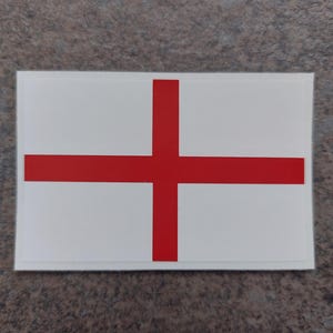 thumbnail image 2 of England St George's Cross Flag Vinyl Decal – 3 Lions – Car Van Bumper Window – Phill Smith Design 2 of 6