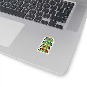 Turtle Ninja sticker, Sticker for bottle , sticker for laptop