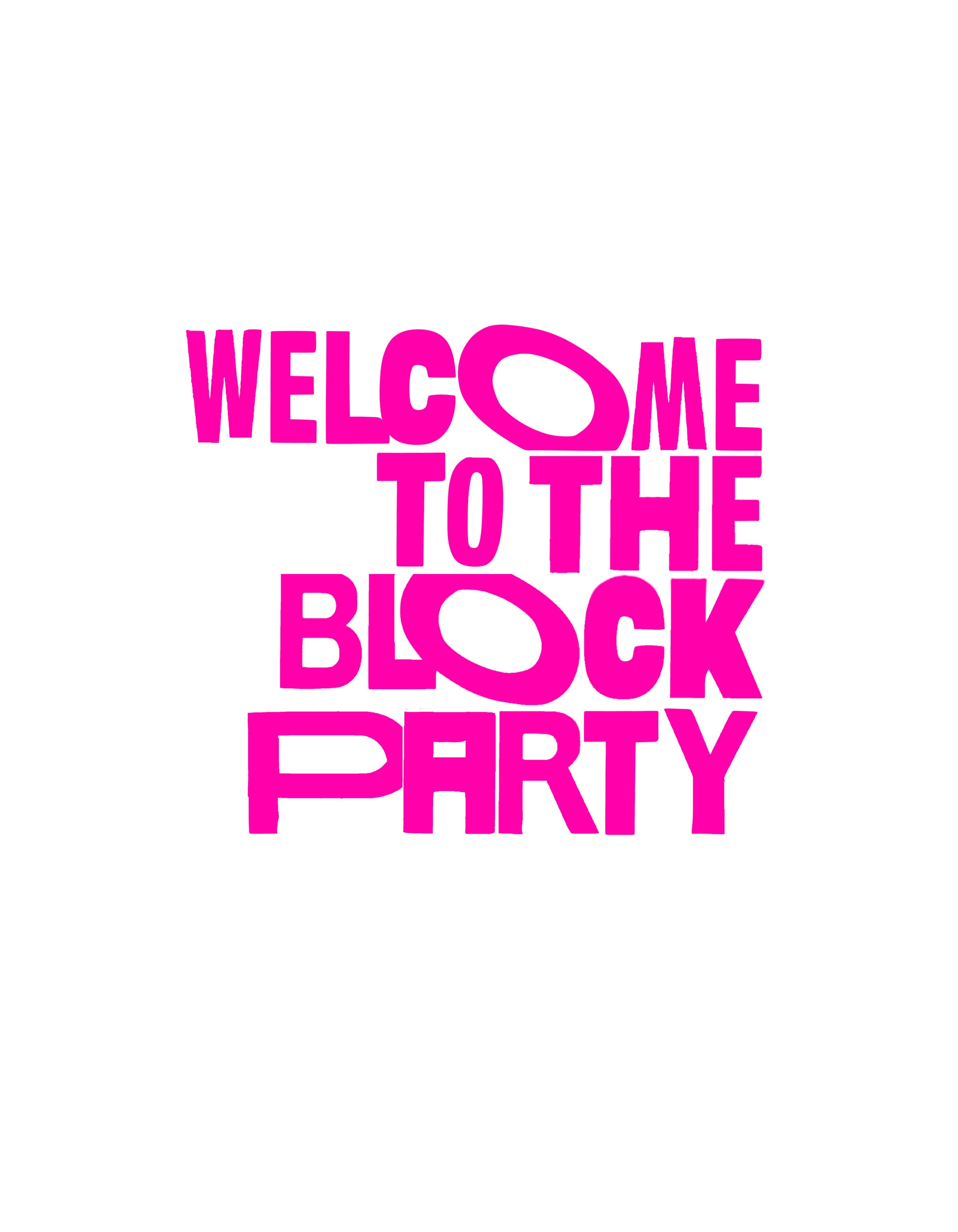 NKOTB Welcome To The Block Party Digital Download | Neon Pink | New Kids on the Block | Magic Summer Tour 2024
