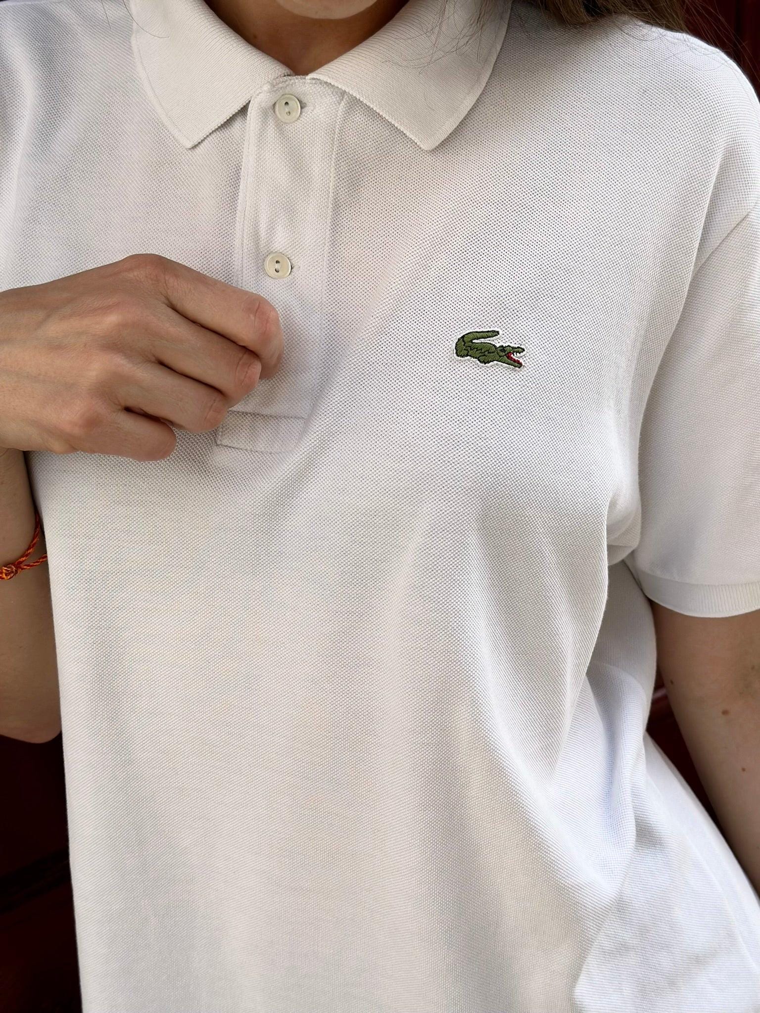 福袋 バースデイ Vintage Lacoste Polo White Size 6 (large) - Etsy トップス