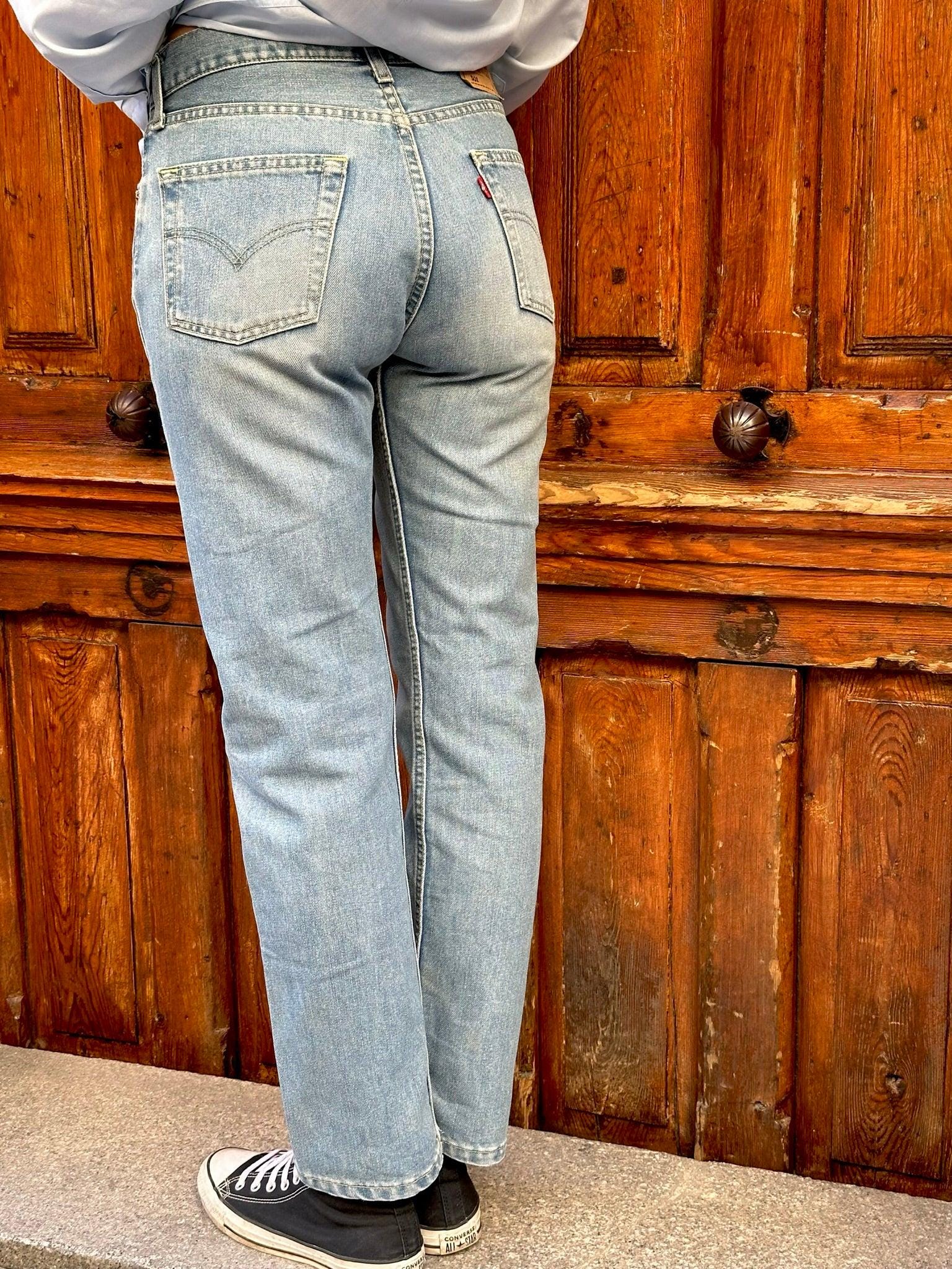 Vintage Levi's 501 Jeans Early 2000s 30x30 Made in UK Red