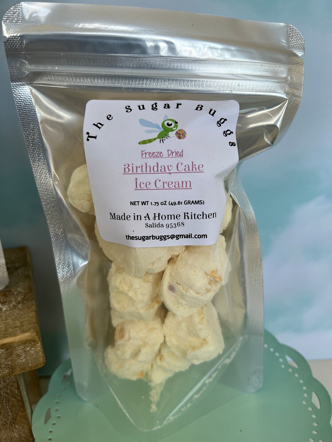 Birthday Cake Freeze Dried Ice Cream Treat Etsy